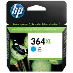 Hp tinta 364XL cian 750 paginas aproximadamente