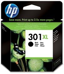 Hp tinta 301 XL negro 480 paginas aproximadamente