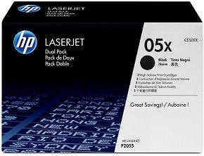 Hp toner 05X negro 6.500 paginas segun ISO/IEC 197