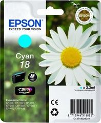 Epson tinta 18 cian 180 paginas aproximadamente