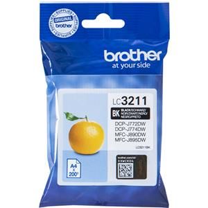 Brother tinta lc3211bk negro 200 paginas aprox