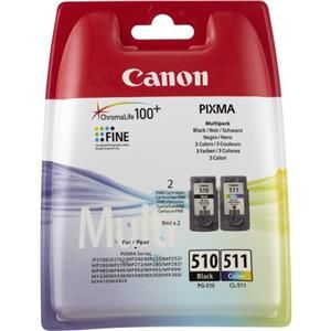 Canon tinta PG-510 + CL-511 multipack