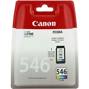 Canon tinta CL-546 tricolor 180 paginas aproximada