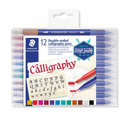 Staedtler 12 rotuladores Caligrafía doble punta