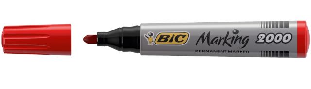 Bic marcador Permanente 2000 Rojo