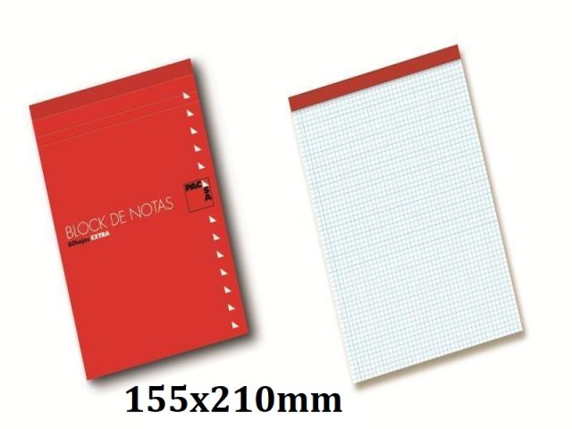 Pacsa bloc Notas Tapa 4º Cuadro 155x210
