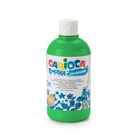 Carioca Tempera Verde brillante 500ml