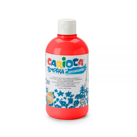 Carioca Tempera Rojo 500ml 