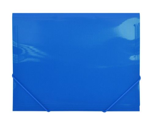 OfficeBox Carpeta Plástico Solapas A4+ Azul Oscuro