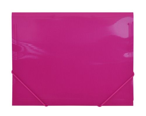 OfficeBox Carpeta Plástico Solapas A4+ Fucsia