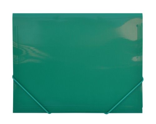 OfficeBox Carpeta Plástico Solapas A4+ Verde Oscur
