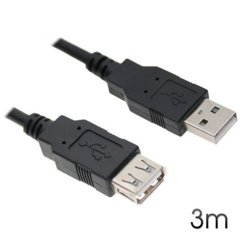 Cromad cable Extensor de Usb macho a hembra 3mts