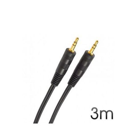 Cromad cable Stereo minijack 3.5mm macho 3mts