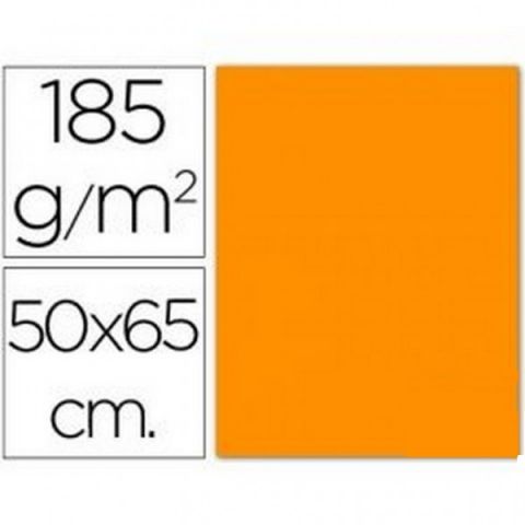 Guarro Cartulina 50x65 Naranja 185grs