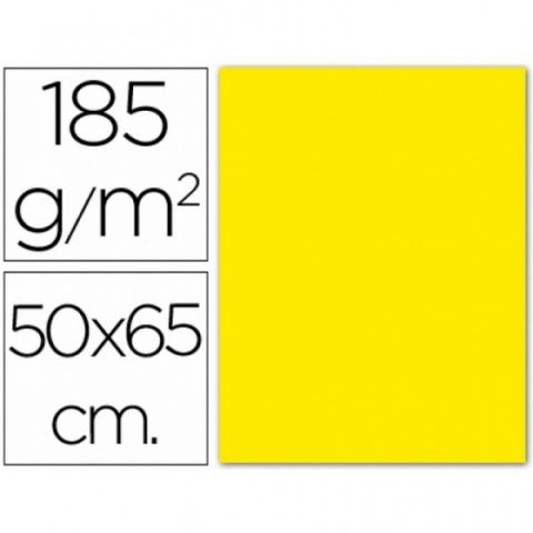 Guarro Cartulina 50x65 Amarillo Canario 185grs