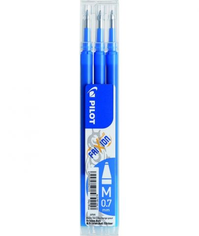 Pilot Recambio Frixion Ball Clicker Azul pack 3und