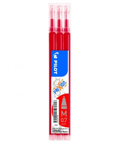 Pilot Recambio Frixion Ball Clicker Rojo pack 3und