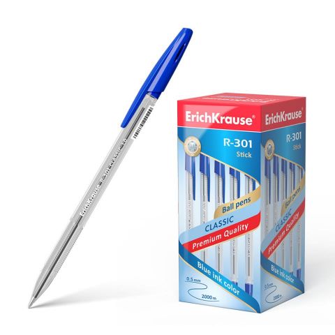 ErichKrause Boligrafo R-301 Clásico azul