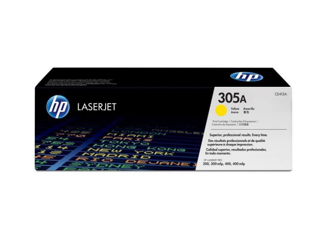 Hp Toner CE412A Amarillo 2.600 pag ISO/IEC 19798