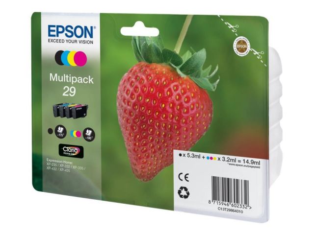 Epson Tinta 29 Pack 4 Cartuchos