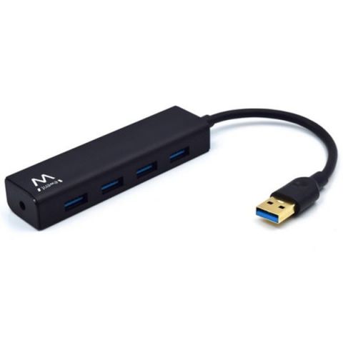 Ewent Hub 4 Puertos Usb 3.1 Negro