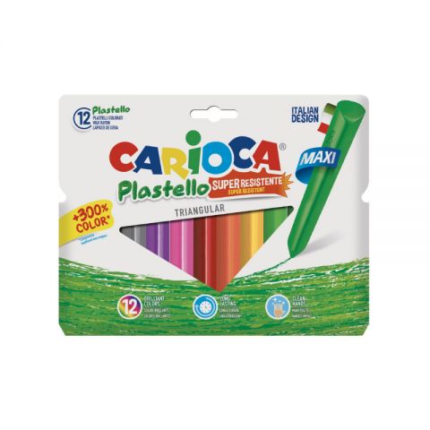 Carioca Plasticeras Plastello Maxi Triangular 12 