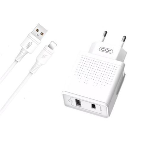 XO Cargador de Corriente L43 18W + Cable Lightning