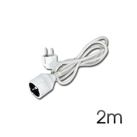 Elbat Alargador Cable 2 Metros Shucko Blanco