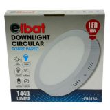 Elbat Downlight Led 18W 1440 Lumen Luz Fría 