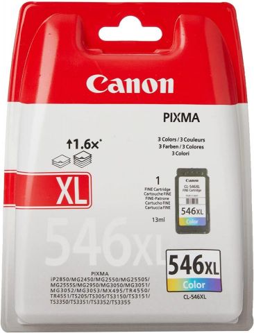 Canon tinta CL-546XL tricolor 400 paginas aproxim