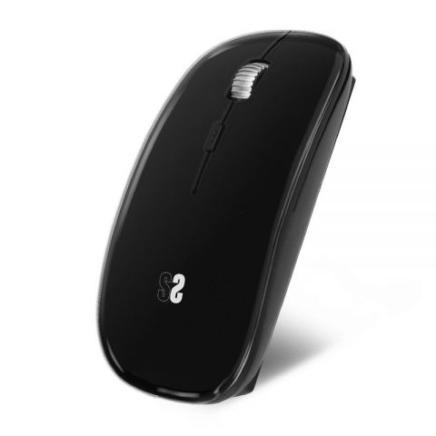 Subblim Ratón Flat Dual BT & Wireless Rf Negro