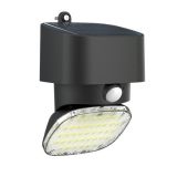 Elbat Foco Led Solar 20W Serie Pro Negro