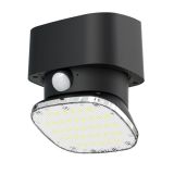 Elbat Foco Led Solar 20W Serie Pro Negro