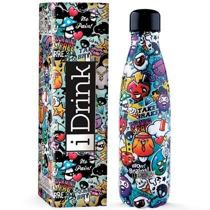 I-Drink Botella Isotermica 500Ml Grafitti