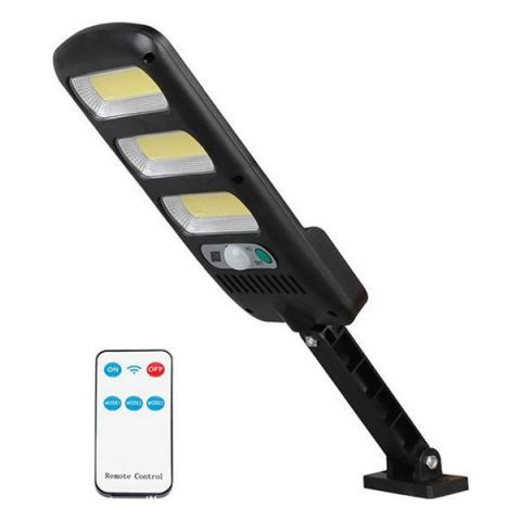 Farola Led Cob Solar 24W+ Sensor + Mando