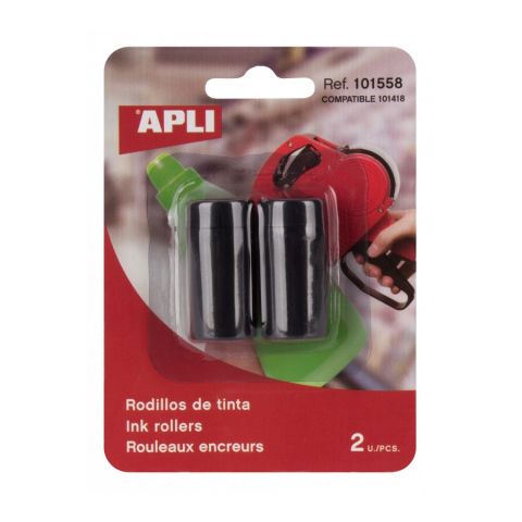 Apli Blister 2 Rodillo Tinta Etiquetadora 101558