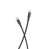 XO Cable NBQ199 100W Usb Tipo C 1.5 Mts Negro