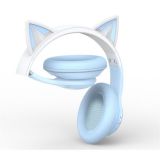 XO Auriculares Diadema Bluetooth Cats Azul BE38