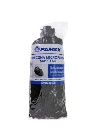 Pamex Fregona Cordón Microfibra 165Gr Negro